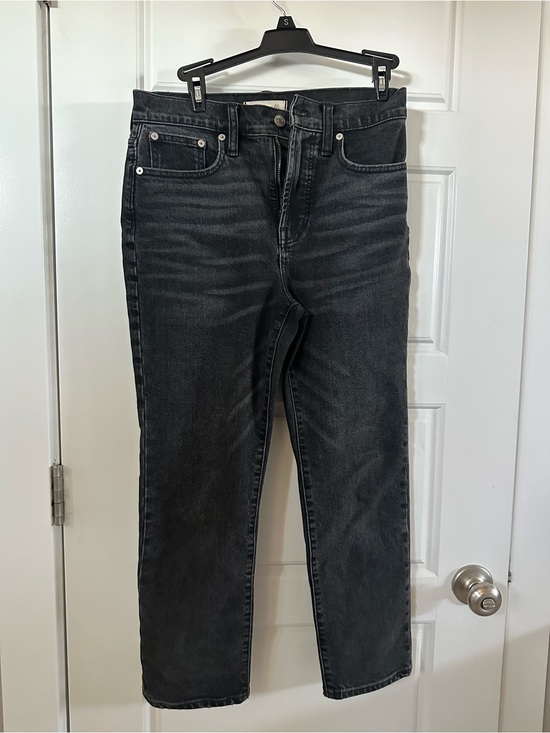 Madewell Denim - Madewell Men's Slim Straight Washed Black Jeans